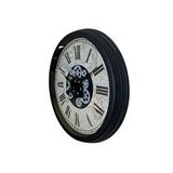 Platin Black Atlas Series 60 Cm Çarklı Duvar Saati Siyah