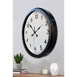 Platin Black Classic 52 Cm Metal Modern Ve Şık Duvar Saati Siyah