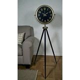 Platin Black Legacy Eskitme Tripod Ayaklı Saat Kahverengi