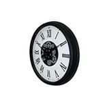 Platin Black Majesty 60 Cm Çarklı Duvar Saati Siyah