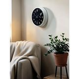Platin Cumhuriyet Işığı Beyaz Seri 36 Cm Metal Duvar Saati