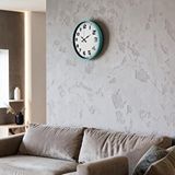 Platin Elegance Turkuaz 36 Cm Duvar Saati