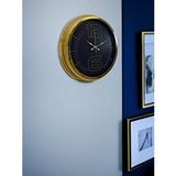 Platin Elite Luxury Gold 40 Cm Metal Duvar Saati Altın