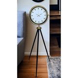 Platin Gold Balance Tripod Ayaklı Saat Altın