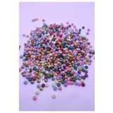 platin hediyelik 100 gram Karışık Renkli Plastik Kristal Boncuk Takı Malzemesi Boncuğu 6 Mm