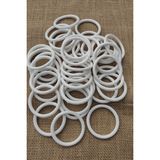 Platin Hediyelik 50 Adet Lif Halkası Plastik Halka 5,8 cm