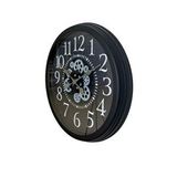 Platin Heritage Black 60 Cm Çarklı Duvar Saati Siyah