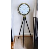 Platin Heritage Gold Zarif Tripod Ayaklı Saat Altın