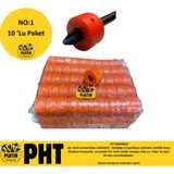Platin Hırdavat Apex NO:1 Bits Tutucu Mıknatıs Halkası Turuncu Tornavida Ucu Mıknatısı 10 Adet PLT28000610