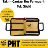 Platin Hırdavat El Tipi Takım Çantası Bez Fermuarlı Tek Gözlü PLT2800050