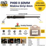 Platin Hırdavat Elektrikli Vidalama Ucu, Seri Imalat Vidalam Ucu ( 10ADET ) - R4 PH 00X60MM