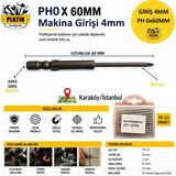 Platin Hırdavat Elektrikli Vidalama Ucu, Seri Imalat Vidalam Ucu ( 10ADET ) - R4 PH 0X60MM