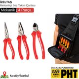 Platin Hırdavat Izeltaş Mekanikçi Bez Takım Çantası Set - 4 PARÇA