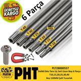 Platin Hırdavat Mıknatıslı Delikli Bıts Torx Uç Seti Uzun Boy 150MM - 6 PARÇA