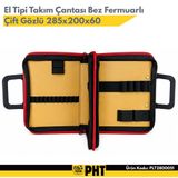 Platin Hırdavat PHT El Tipi Takım Çantası Bez Fermuarlı Çift Gözlü PLT2800051