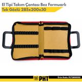 Platin Hırdavat PHT El Tipi Takım Çantası Bez Fermuarlı Tek Gözlü PLT2800050