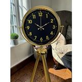 Platin Imperial Gold Tripod Ayaklı Saat Altın