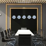 Platin Imperial Roma Gold 5’li 36 Cm Metal Dünya Saati Seti Altın