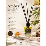 Platin Kolonya & Parfüm Platin Kolonyaları Amber 100 ml. Fiber Çubuklu Oda Kokusu 58209