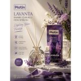 Platin Kolonyaları Lavanta 100 ml. Özel Seri Bambu Çubuklu Oda Kokusu 58360