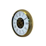 Platin Luxury Gold 60 Cm Çarklı Duvar Saati Altın