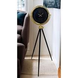 Platin Prime Gold Şık Tripod Ayaklı Saat Altın