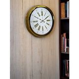 Platin Royal Gold 40 Cm Metal Duvar Saati Altın