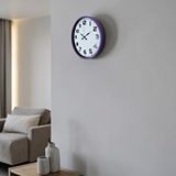 Platin Violet Mor 36 Cm Standart Duvar Saati