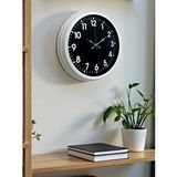 Platin White Pure Kontrast 40 Cm Metal Duvar Saati Beyaz