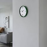 Platin Yeşil Aura 36 Cm Standart Duvar Saati