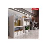 platinreyon Ayarlanabilir Tezgah Üstü Raf Mutfak Organizer /çok Amaçlı Düzenleyici/yer Tasarrufu Sağlayan Raf Beyaz
