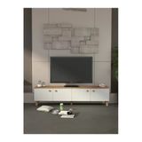 Platinreyon BOHEM 180 CM BEYAZ TV ÜNİTESİ