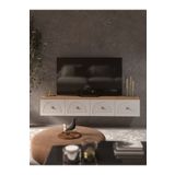 Platinreyon Bohem Şık 180 Cm 4 Kapaklı Mdf Kapak Duvar Tv Ünitesi