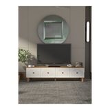platinreyon Bohem Tarz 180 Cm 4 Kapaklı Mdf Kapak Tv Ünitesi, Model 1 Model 1 Çam