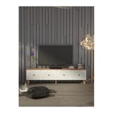 Platinreyon Bohem Tarz Şık 180 Cm 4 Kapaklı Mdf Kapak Tv Ünitesi