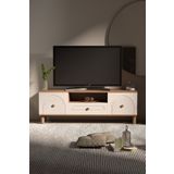 Platinreyon Bohem Tv Ünitesi 180 Cm Mdf N Kapak Çizgili