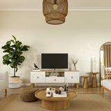 PlatinReyon Bohem Tv Ünitesi 180 cm Modern Tasarım MDF Kapak Suntalam Malzeme ile Şık ve Fonksiyonel