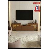 PlatinReyon YAGMUR LEDLİ TV ÜNİTESİ 200 CM KONSOL - Ceviz - m28