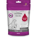 Platinum Click-Bits Tavuklu ve Kuzulu Köpek Ödülü 150GR - Kahverengi