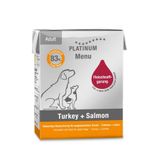 Platinum Hindili ve Somonlu 375 gr Yaş Köpek Maması