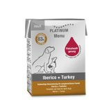 Platinum Iberico ve Hindili 185 gr Yaş Köpek Maması