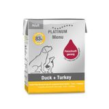 Platinum Ördekli ve Hindili 375 gr Yetişkin Yaş Köpek Maması