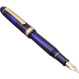 Platinum プラチナ萬年筆 Plutinum PNB13000#3776 Century Gold Trim 51 Chartres Blue C Dolma Kalem - Altın - Sarı