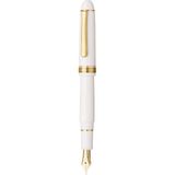 Platinum PNB15000#3776 Century Gold Trim 2 Chenonceau White Dolma Kalem - F