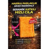 PLATINUM WASH ENDÜSTRİYEL TEMİZLİK ÜRÜNLERİ PLATINUM WASH SERAMİK KATKILI HIZLI CİLA(CİLA BEZİ HEDİYELİ)