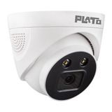 Plato PL-22996 5 MP Color VU Mikrofonlu 3.6 mm 2 Atom Plastik Kasa AHD Dome Kamera