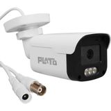 Plato PL-37707 Ahd Bullet Güvenlik Kamera 2mp 3 Warm LED Sesli 3.6mm Renkli Gece Görüş Mikrofonlu - 1