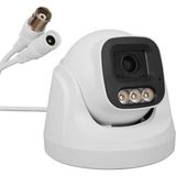 Plato PL-37711 Ahd Dome Güvenlik Kamera 2mp 3.6mm 3 Warm LED Sesli Renkli Gece Görüş (Mikrofonlu) - Orjinal - Çok Renkli