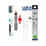 Plato Pl-9111 Çift Usb-5V2.4A Çakmaklık Araç Içi Şarj Cihazı+Sunix Type-C Usb Şarj -1 Mt