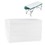 Platonee Tek Kullanımlık Yatak Çarşafları 35 Adet, 80 cm x 180 cm Masaj Masa Çarşafları, Su Geçirmez Yatak Örtüsü Spa Dövme Kirpik yatağı için Dokumasız Kumaş